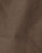 Baby Organic Cotton Corduroy Overalls in Brown, image 4 of 5 slides