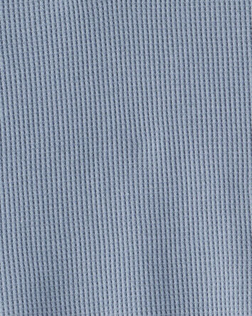 Toddler Boy Long-Sleeve Henley Shirt - Blue, 