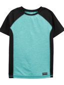 Blue - Kid Sporty Tee in Moisture Wicking Active Jersey