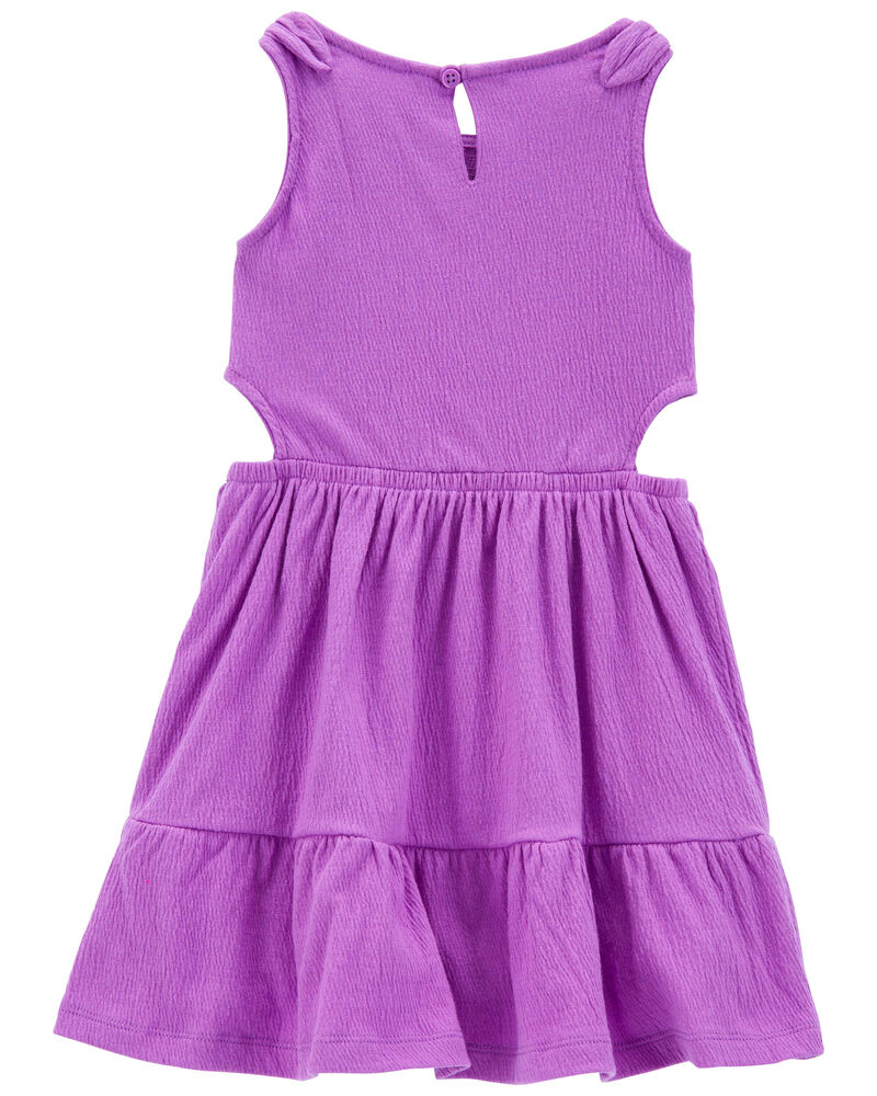 Toddler Knit Gauze Casual Dress, image 2 of 3 slides