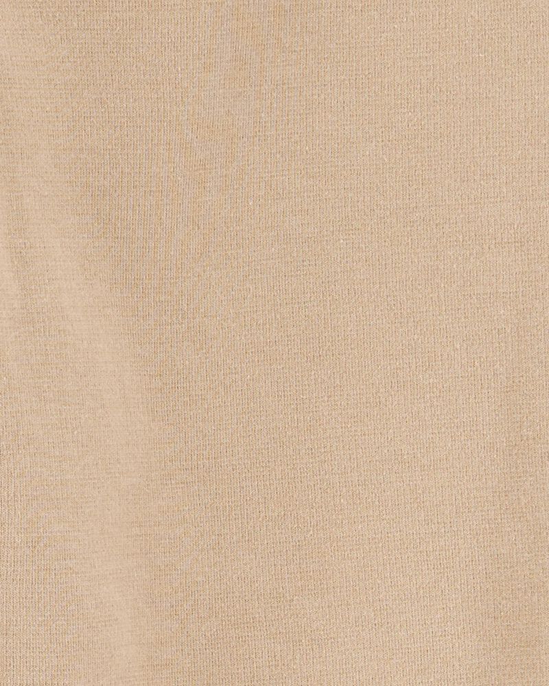 Kid Ponte Knit Uniform Pants - Khaki, image 3 of 4 slides