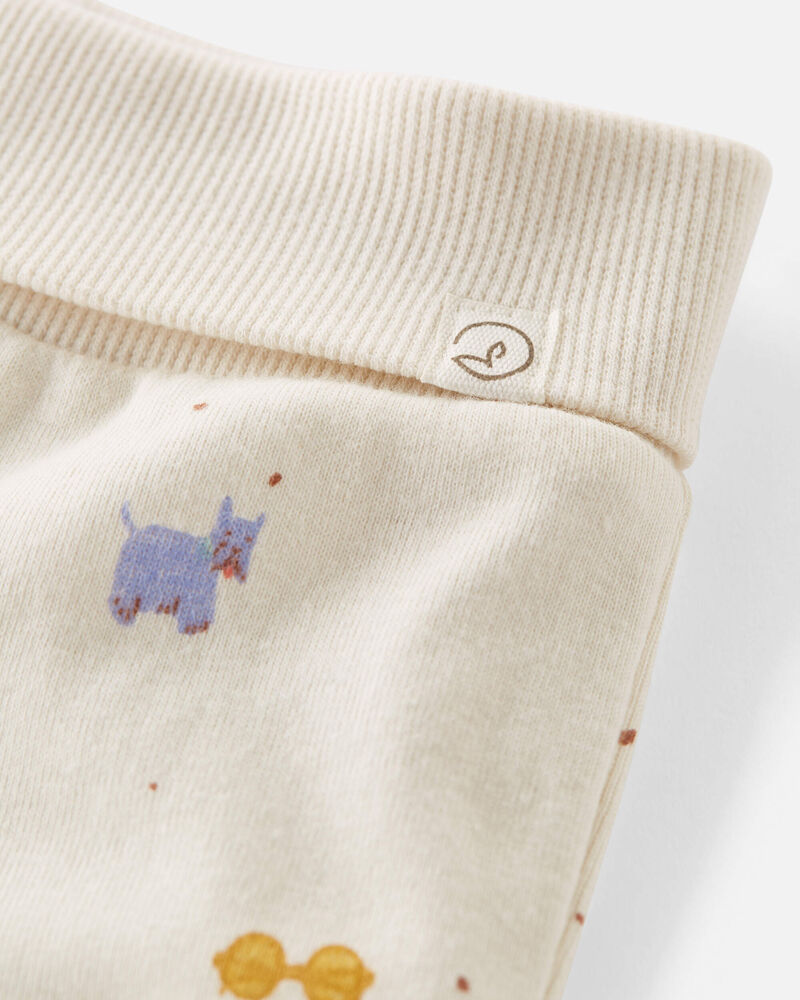 Baby Organic Cotton 2-Pack Joggers, image 2 of 4 slides
