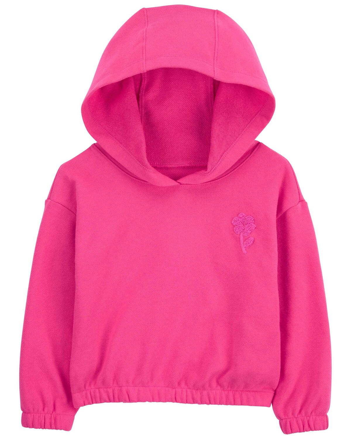 Pink Toddler Hooded French Terry Top | carters.com