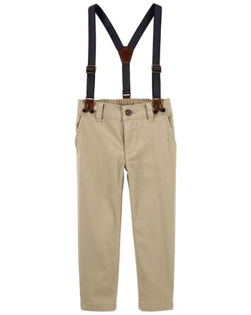 The Favorite: Khaki Suspenders, 