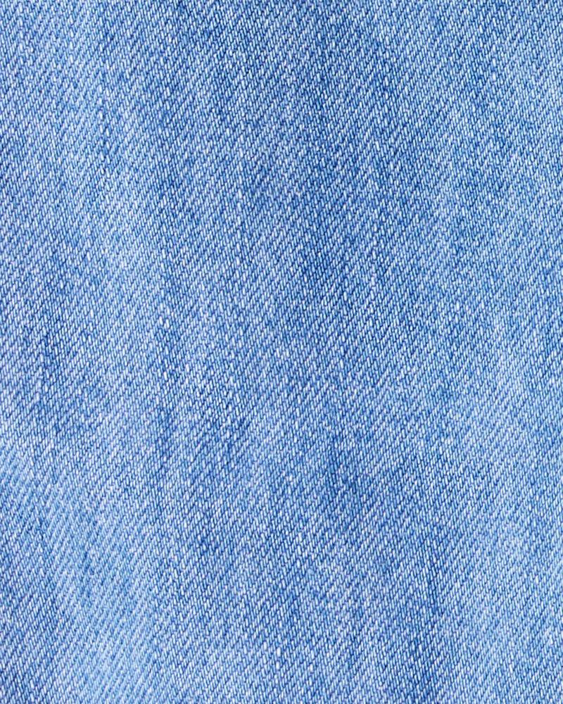 Baby Organic Cotton Chambray Overalls, image 4 of 6 slides
