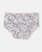 7-Pack Unicorn Print Stretch Cotton Underwear, image 2 of 3 slides