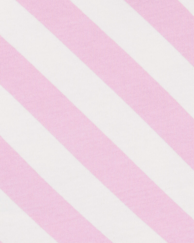 Baby 2-Piece Striped Peplum Bodysuit Pant Set, image 2 of 3 slides