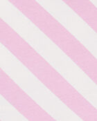 Baby 2-Piece Striped Peplum Bodysuit Pant Set, image 2 of 3 slides