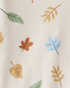 Toddler Organic Cotton Pajamas in Autumn Leaves Print, image 3 of 5 slides