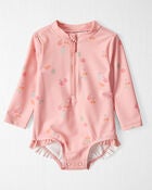 Baby Recycled Ruffle Swimsuit, image 1 of 4 slides