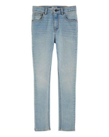 Kid Sun Faded Wash Skinny-Leg Jeans, 