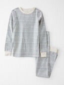 Painterly Stripes - Kid Organic Cotton Pajamas Set