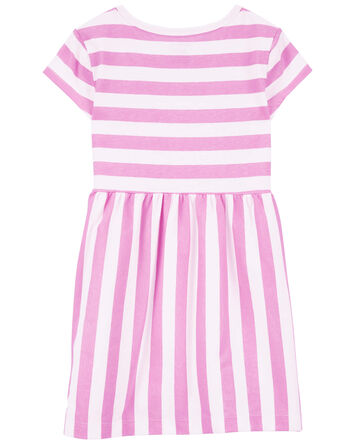 Toddler Striped Cotton Dress, 
