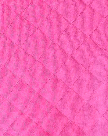 Baby Girl 3-Piece Bow Print Bodysuit, Jacket & Pant Set - Pink, 
