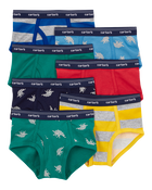 Kid 7-Pack Cotton Briefs Underwear, image 1 of 2 slides