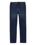 Kid Knit-Like Denim Drawstring Jeans
, image 2 of 5 slides
