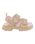 Toddler Casual Girl Sandals - Tan, image 2 of 7 slides