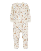 Baby Winnie The Pooh Snug Fit Cotton Footie 1-Piece Pajamas, image 1 of 3 slides