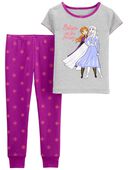 Purple - Toddler 2-Piece Frozen 100% Snug Fit Cotton Pajamas
