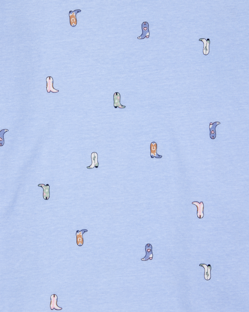 Kid 4-Piece Horse 100% Snug Fit Cotton Pajamas, image 3 of 4 slides