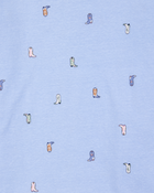 Kid 4-Piece Horse 100% Snug Fit Cotton Pajamas, image 3 of 4 slides