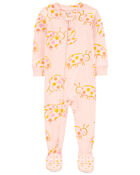 Baby 1-Piece Ladybug 100% Snug Fit Cotton Footie Pajamas, image 1 of 5 slides