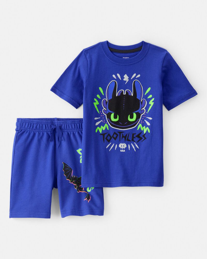 Toddler How To Train Your Dragon Outfit Set, image 1 of 5 slides