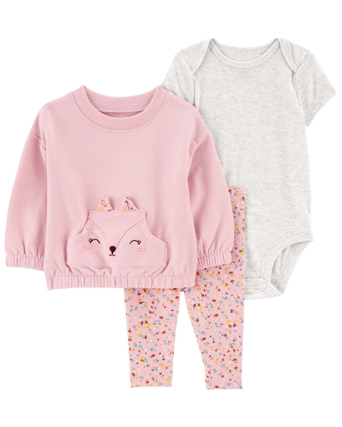 Baby 3-Piece Pullover Sweater Set