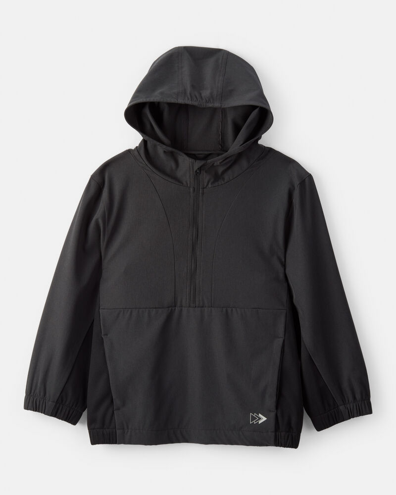 Boys Active Windbreaker - Black, image 1 of 3 slides