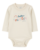 Baby Better Together Cat Long-Sleeve Bodysuit, image 1 of 3 slides