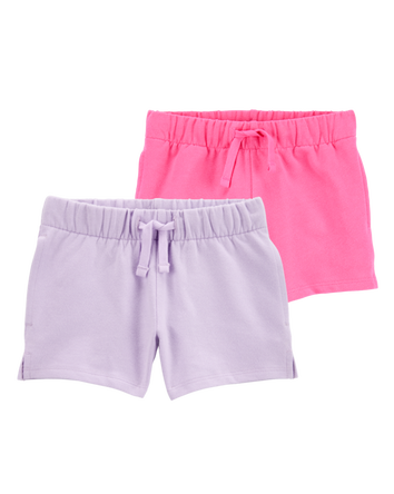 Baby 2-Pack Pull-On French Terry Shorts, 