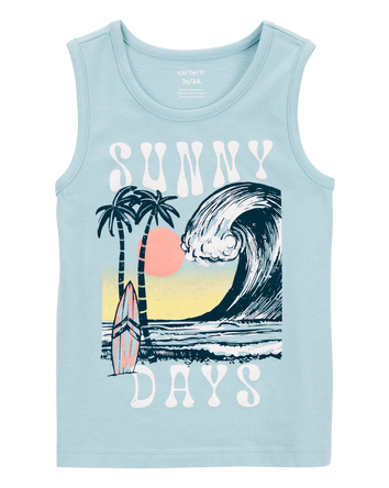 Toddler Wave Graphic Tank, 