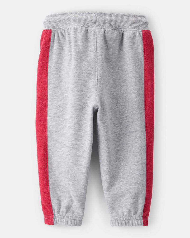 Baby Boy Color-Block French Terry Jogger - Grey, image 2 of 5 slides