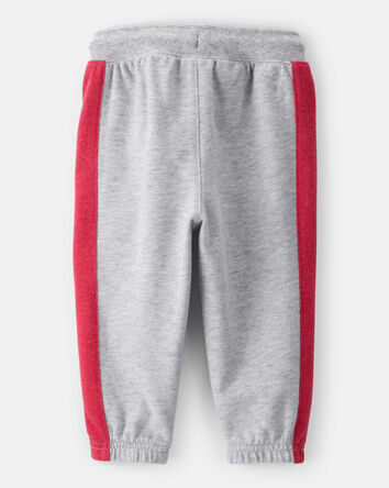 Baby Boy Color-Block French Terry Jogger - Grey, 