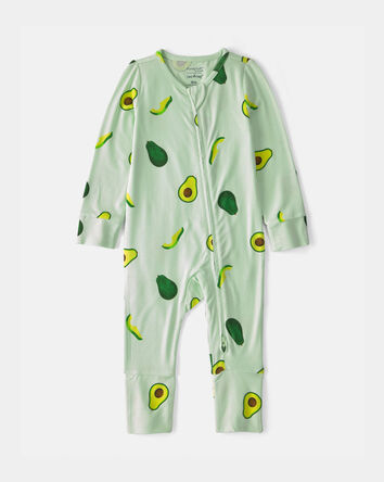 Baby Avocado PurelySoft Sleep & Play Pajama - Green, 