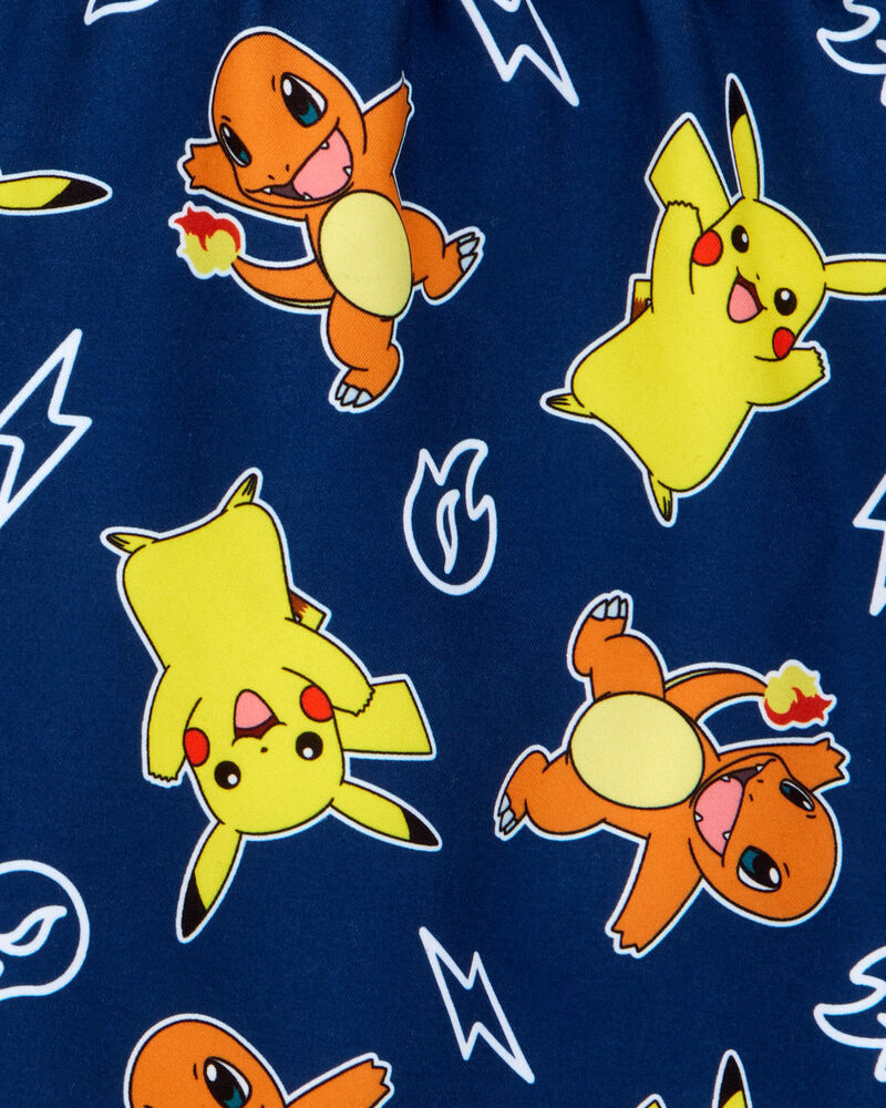 Kid 2-Piece Pokémon Pikachu Rashguard & Swim Trunk Set, image 4 of 6 slides