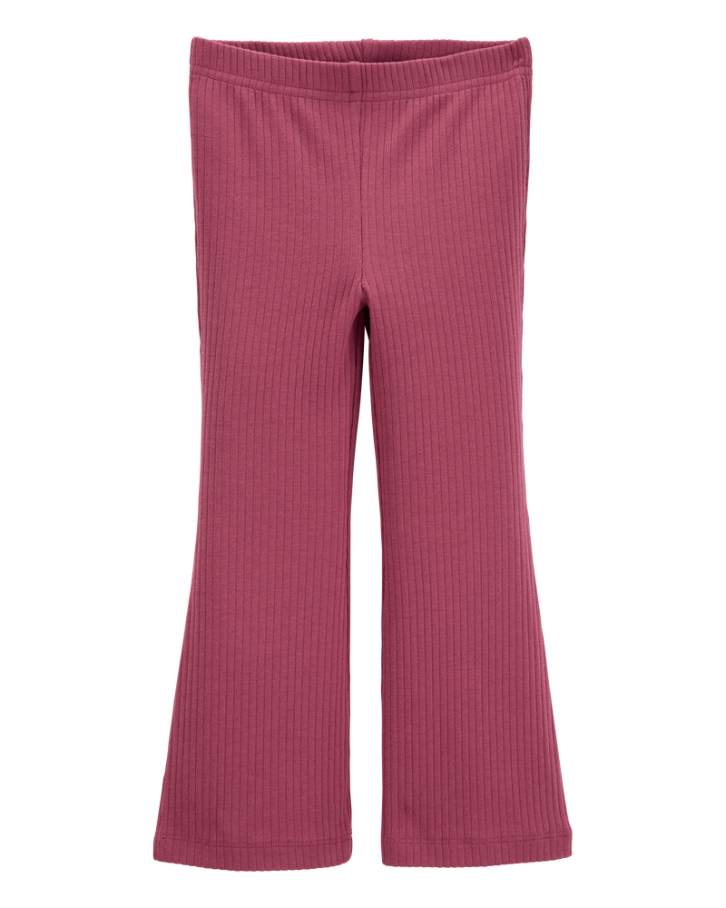Toddler Flare Ribbed Pants, image 1 of 4 slides
