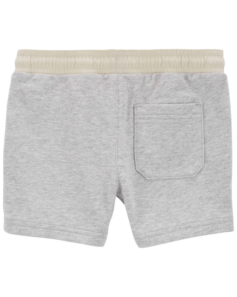Toddler Pull-On Knit Rec Shorts, image 2 of 3 slides
