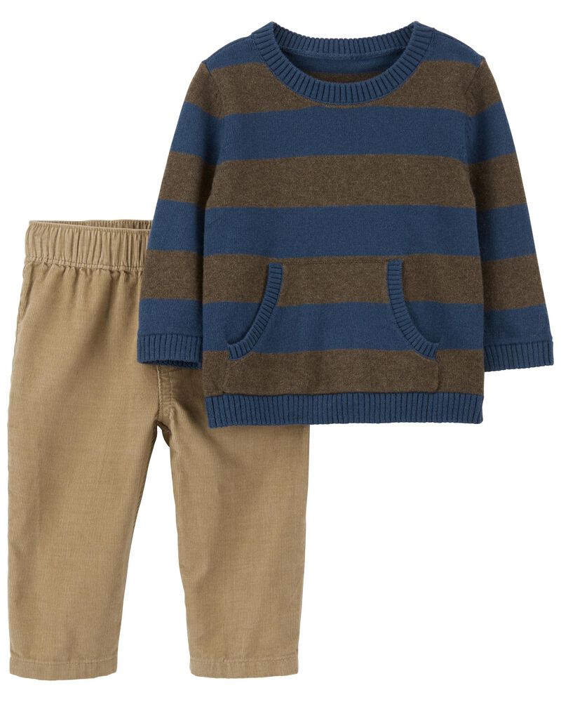 Baby 2-Piece Pullover & Jogger Set, image 1 of 4 slides