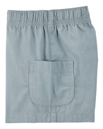 Toddler Boy 2-Piece Palm Tree Print Short Set - Ivory/Blue, 