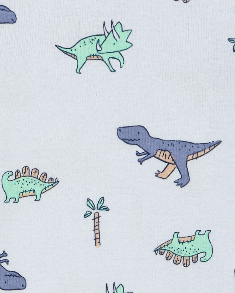 Baby 7-Piece Dinosaur  Short-Sleeve Bodysuits & Pull-On Pants Set, image 3 of 10 slides