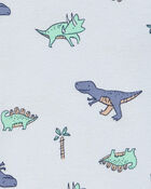 Baby 7-Piece Dinosaur  Short-Sleeve Bodysuits & Pull-On Pants Set, image 3 of 10 slides