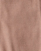 Baby Solid PurelySoft Long-Sleeve 2-Way Zip Sleep & Play Pajamas - Brown, image 6 of 8 slides