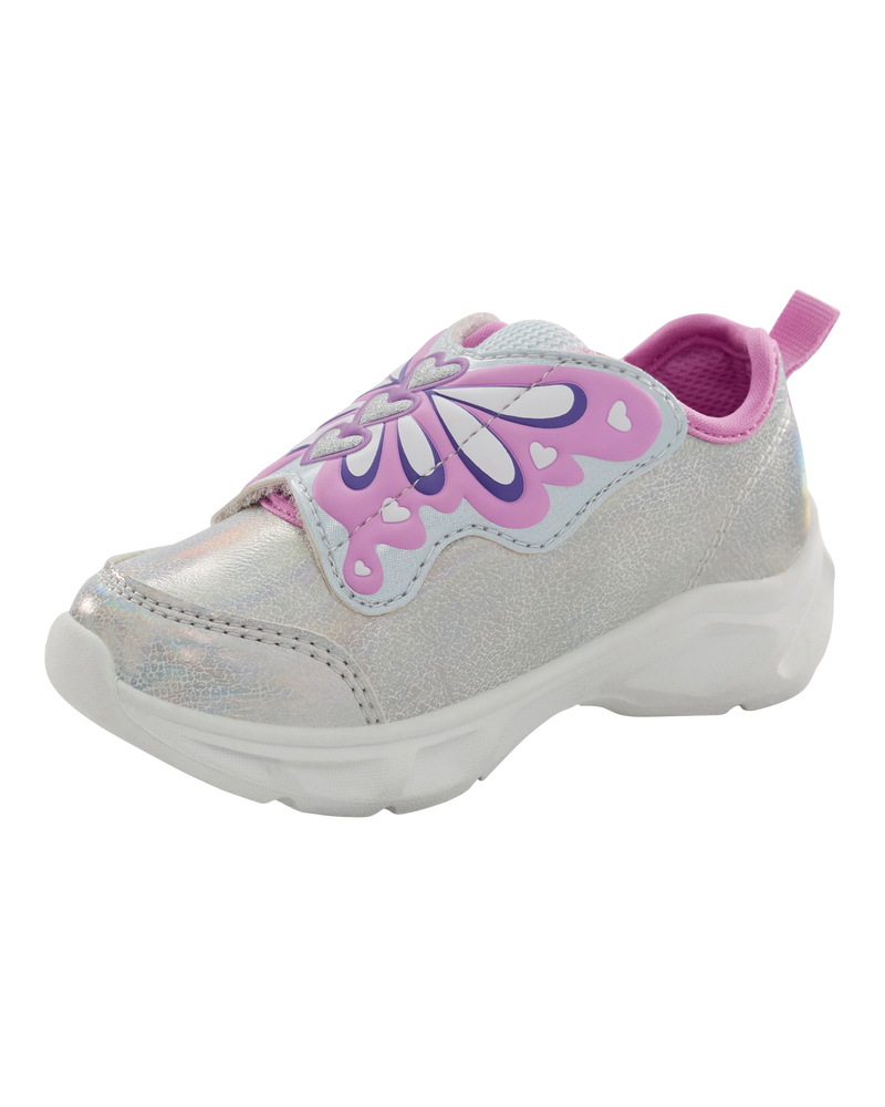 Toddler Butterfly Light-Up Sneakers, image 7 of 8 slides