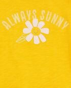 Toddler Always Sunny Flower Tee, image 2 of 2 slides