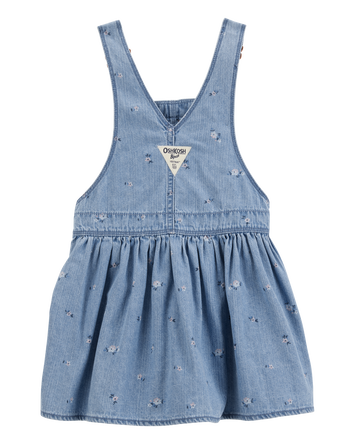 Toddler Floral Knit Jumper Dress, 