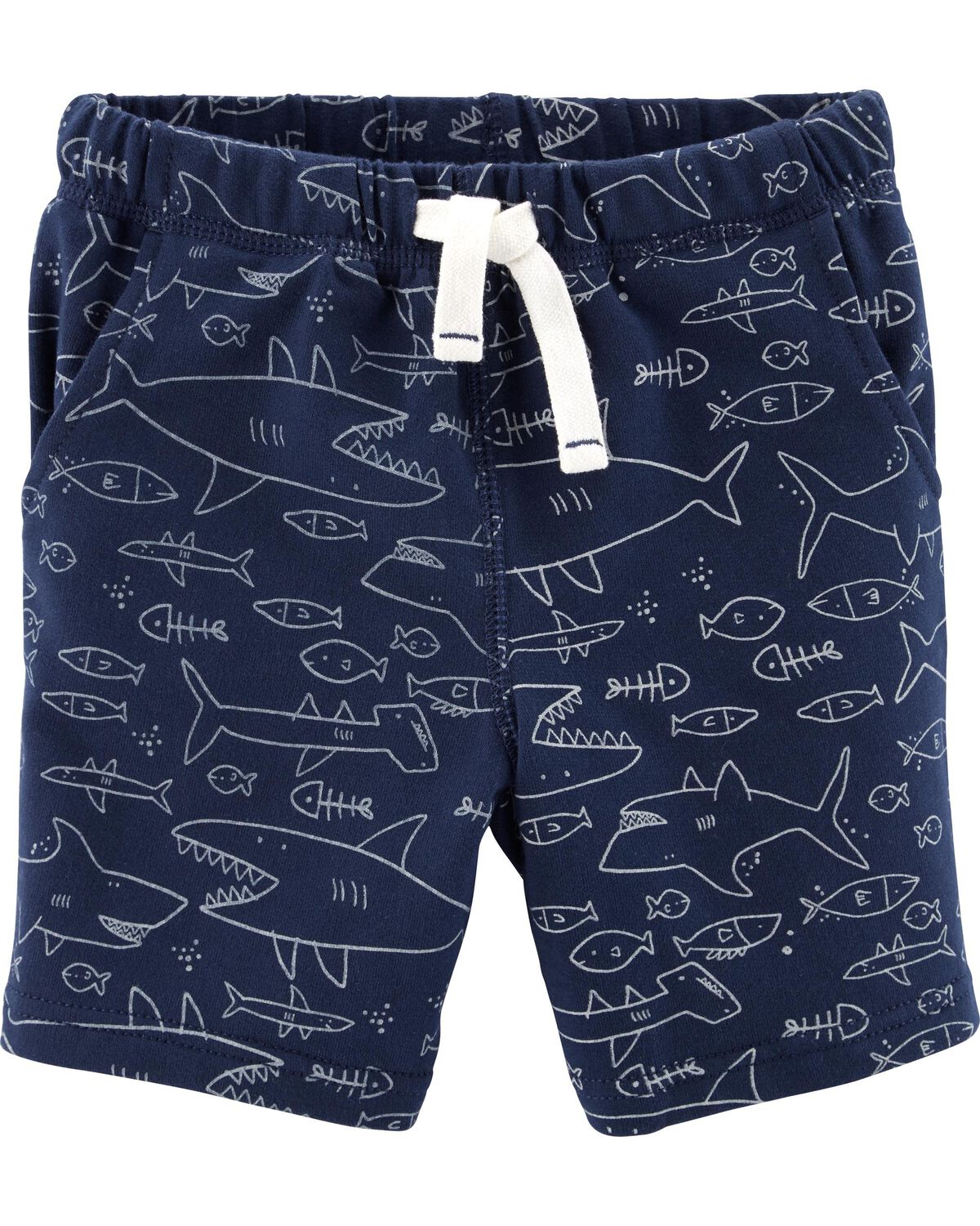 Shark Pull-On French Terry Shorts