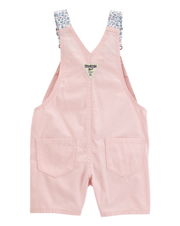 Baby Heart Knit Shortalls - Pink, 