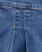 Kid Denim Wide Leg Pants - 70s Blue Wash, image 3 of 4 slides
