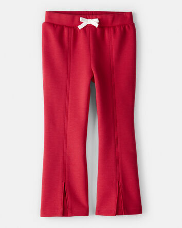 Toddler Girl Pull-On Flare Pants - Red, 